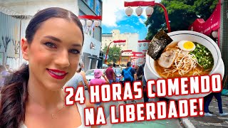 CAFÉ ALMOÇO E JANTA NA LIBERDADE BAIRRO ORIENTAL DE SÃO PAULO [upl. by Ennairam50]