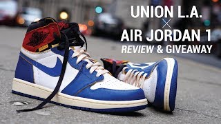 Union LA Air Jordan 1 Review amp GIVEAWAY [upl. by Annaear3]