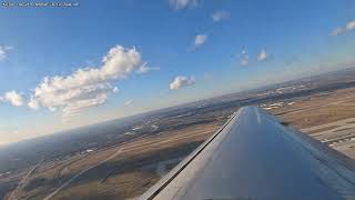 Climbing out of Detroit  Delta Air Lines Boeing 717200 [upl. by Fairleigh405]