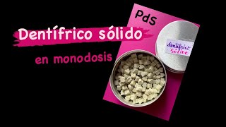 DENTÍFRICO SÓLIDO EN PASTILLAS diy cosmetics [upl. by Paviour]