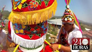 Espectacular video de los quotVoladores de Papantlaquot Vuelo completo HDGoPro [upl. by Geri]