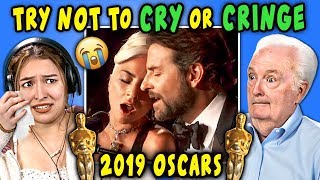 Generations React To Try Not To Cry Or Cringe Challenge Oscars 2019 [upl. by Mendez214]