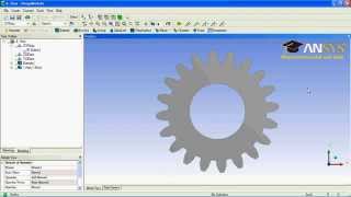 ANSYS WORKBENCH MODELING TUTORIAL9 [upl. by Wyly]