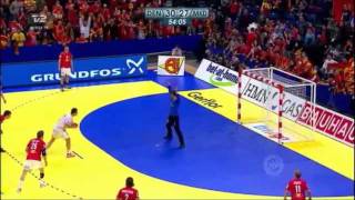 Mikkel Hansen VS Kiril Lazarov EHF EURO 2012 Championship Denmark VS Macedonia [upl. by Rigdon]