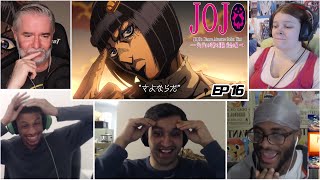 Arrivederci Bucciarati vs The Brothers Reaction Mashup JJBA Part 5 Golden Wind Ep16 [upl. by Karolyn]