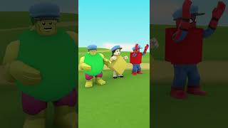 Squid Game Doll Pranks Hulk with Fake Hole Challenge  Roblox 3D [upl. by Yahska]