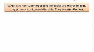 OChem 7 Enantiomers amp Diastereomers [upl. by Adnana]