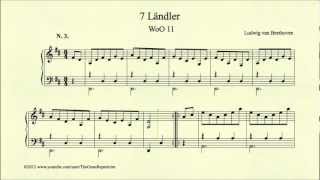 Beethoven 7 Ländler WoO 11 No 3 [upl. by Layton]