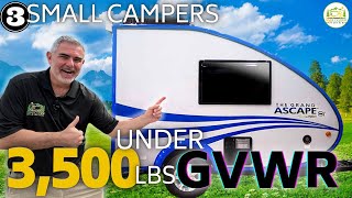 3 Awesome Travel Trailers Under 3500 Lbs [upl. by Cherrita817]