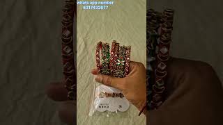 Ms hand made silk thread banglestrending videosshortvideo viralvideossilkthreadbanglesset [upl. by Isabeau]