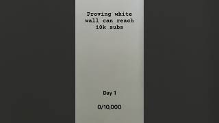 PROVING WHITE WALL CAN REACH 10K SUBSCRIBERS whitewall viralshorts [upl. by Stich]