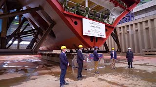 Disney Wish Keel Laying Ceremony Meyer Werft  April 8 2021 [upl. by Dale]