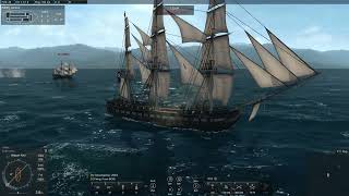 Naval Action  Heavy Frigate vs fleet of Frigates [upl. by Dde]