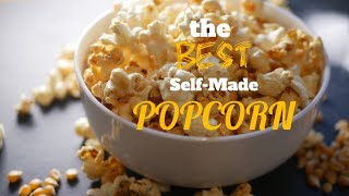 homemade SWEET POPCORN like in the CINEMA  Very FAST and EASY without burning the pan [upl. by Jauch]