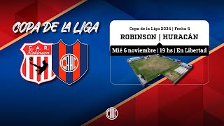 🔴 EN VIVO  Robinson vs Huracán Corrientes  Copa de la Liga  Fecha 5  Liga Correntina de Fútbol [upl. by Peper]