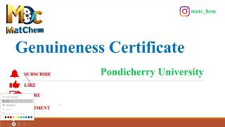 genuinenesscertificate equivalencycertificate pondicherryuniversity LBSSET KTET kpsc [upl. by Errol492]