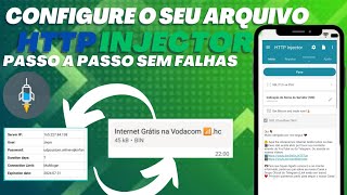 Como configurar HTTP Injector Sem Falhas  Como Ter Internet Grátis Ilimitado  Vpn Internet Grátis [upl. by Aneehsyt]