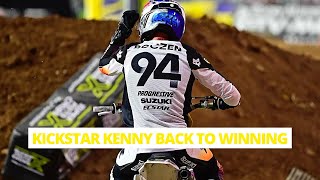 ROCZEN WIN AT GLENDALE  Supercross 2024 [upl. by Gessner643]