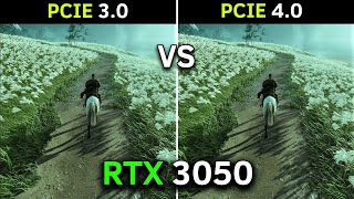 PCIe 30 vs PCIe 40  RTX 3050 8GB  Test In 12 Games  2024 [upl. by Llerraj]