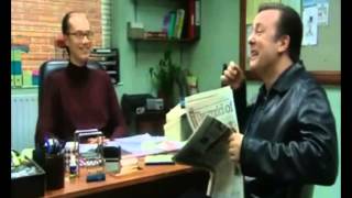 EXTRAS Bloopers Ricky Gervais amp Stephen Merchant  Drinking Champagne [upl. by Gnemgnok]