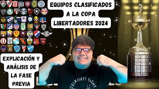 EQUIPOS CLASIFICADOS Y EXPLICACION DE LAS FASES PREVIAS DE LA COPA LIBERTADORES 2024  COVI PD [upl. by Rennold757]