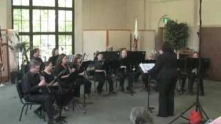 Del Borgo quotDodecaphonic Essayquot for clarinet choir [upl. by Ahsia]