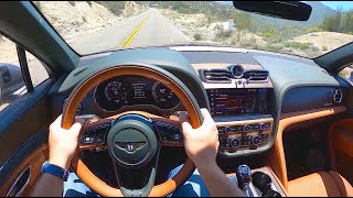 2024 Bentley Bentayga EWB Azure V8  POV Test Drive Binaural Audio [upl. by Ahsitil75]