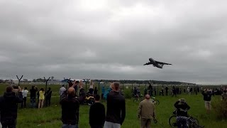 Galaxy C5 US Army Gdansk Airport start wielkiego samolotu wojsk amerykańskich [upl. by Warford676]