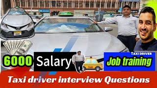 🤔Questions being asked in taxi drivers interview  😱taxi drivers job training in Dubai UAE 🇦🇪🚕 [upl. by Lerraj]