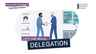 Lets talk about delegation  Caring with Confidence The Code in Action  NMC [upl. by Aro]