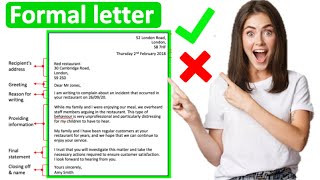 How to write a formal letter 📝  All you need to know [upl. by Elleirbag6]