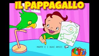 IL PAPPAGALLO  Marty e i suoi amici  Canzoni Per Bambini [upl. by Hartmann]