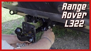 Fitting a detachable tow bar on a Range Rover L322 [upl. by Aneg632]