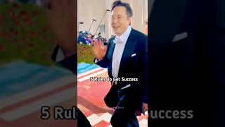 5 Rules To Get Success 🔥💯 Billionaire Motivation Elon Musk sigmarule motivation success shorts [upl. by Dlonyar]