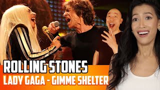 The Rolling Stones  Lady Gaga  Gimme Shelter Reaction  Live And Wild [upl. by Airec599]