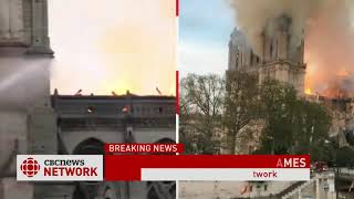 Notre Dame Cathedral fire live coverage CBC [upl. by Enitsuga]