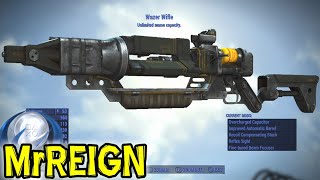 Fallout 4  Wazer Wifle  Unique Weapon Location  Unlimited Ammo CAPACITY [upl. by Brandwein941]