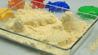 DIY Moon Sand  Moon Sand zum Spielen selber machen [upl. by Hailey451]