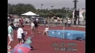 Breaking ankle high jumping 68203m [upl. by Menides]