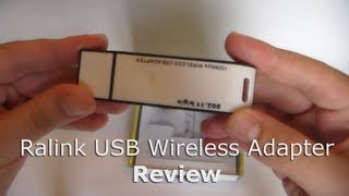 Ralink 80211bg 54M USB Wireless Adapter DealExtreme  Review [upl. by Kendell]