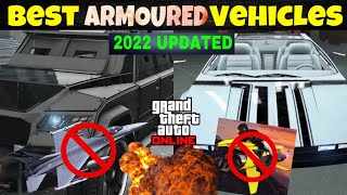 GTA Online  Best ARMOURED Vehicles To Buy 2022 Updated [upl. by Garrick190]