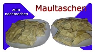 Maultaschen  Rezept zum selber machen  Tutorial  Spezial  Part 1 [upl. by Winthrop581]