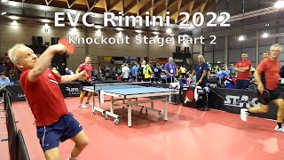 European Veterans Championships 2022 Knockout Stage Part 2 EVC2022 Rimini [upl. by Melena]