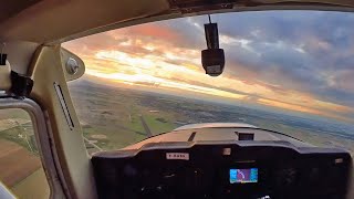 C150 flight at dusk [upl. by La561]