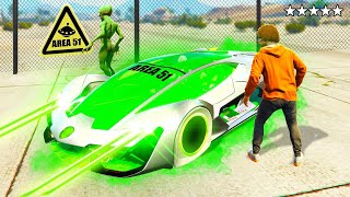 SECRET ALIEN CARS From AREA 51 GTA 5 Mods [upl. by Ahcas756]