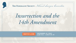 Insurrection and the 14th Amendment NLC 2023 [upl. by Leind]