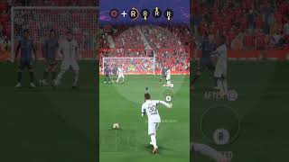 Spin Knuckle Trivelta Ball Free Kick Tutorial Fifa 22 fifa22 messi [upl. by Pownall]