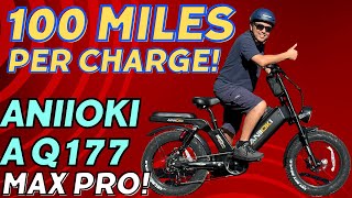 Aniioki AQ177 Pro Max  Why this quotCar Alternativequot Ebike Destroys Range Anxiety PLUS its FAST TOO [upl. by Leith328]