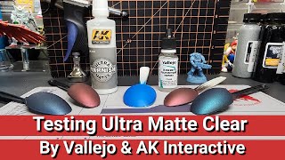 Testing Ultra Matte Clears By Vallejo amp AK Interactive [upl. by Forest]