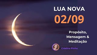 LUA NOVA 0209  Propósito Mensagem amp Meditação [upl. by Erehs]